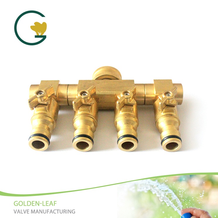 آداپتور لوله شکن شیلنگ Duty Brass 4 Way