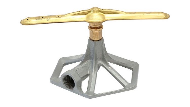 Metal Base With برنج 2 Arm Rotatory Sprinkler